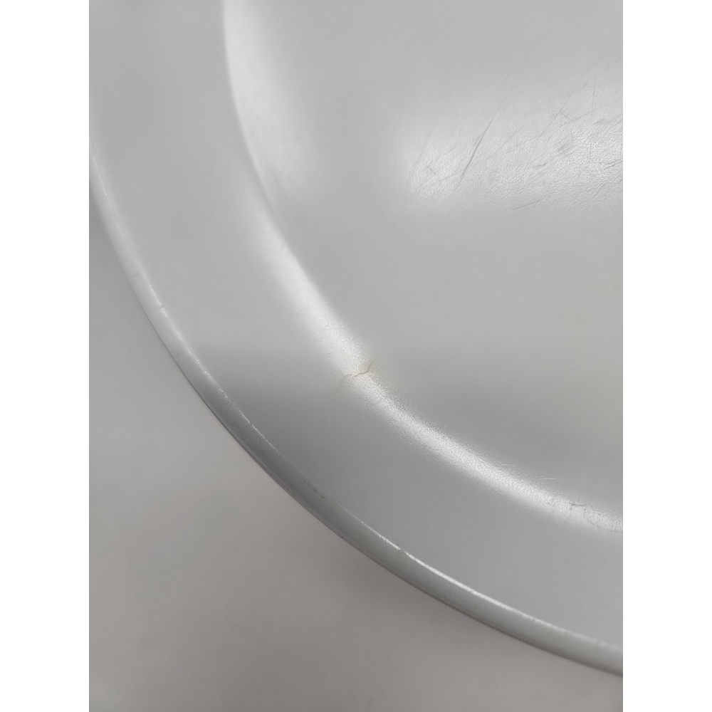 Vtg Rubbermaid White Plastic Plates Set Of 10 #3840 Melamine 10.25" CottageCore - Picture 12 of 15